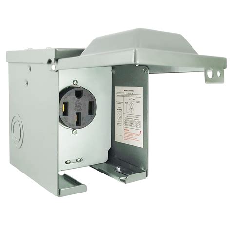 weatherproof 50 amp outlet box